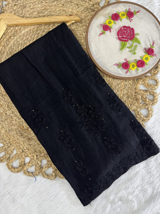 Firdous Rayon Mukaish Hand-Embroidered Kurti and Palazzo Set Design By Samiya Chikankari | Limited Edition